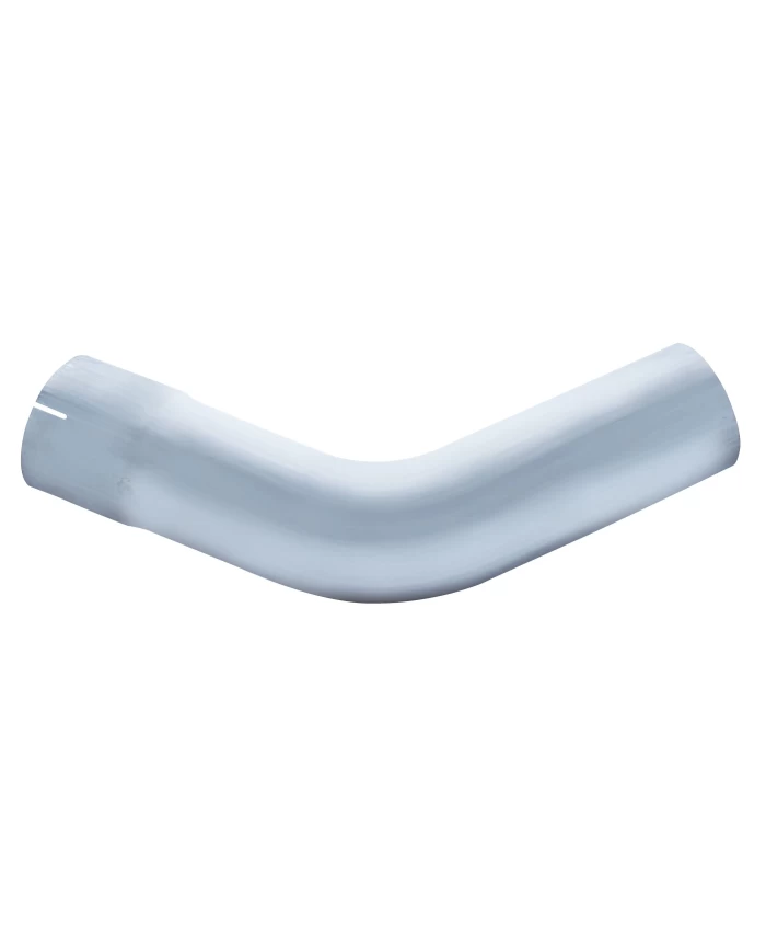 (BULK) ALUMINUM 45 ANGLED EXPENDED ELBOW, 5" I.DIA., 5" O.DIA. - 12" X 12" DIAMETER