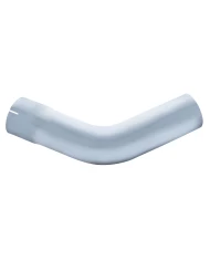 (BULK) ALUMINUM 45 ANGLED EXPENDED ELBOW, 5" I.DIA., 5" O.DIA. - 12" X 12" DIAMETER