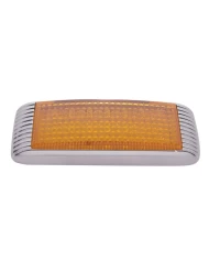 (CARD) 21 AMBER LED FLUSH MOUNT S/T/T & P/T/C LIGHT WITH BEZEL - AMBER LENS (CARD) 21 AMBER LED FLUSH MOUNT S/T/T & P/T/C LIGHT WITH BEZEL - AMBER LENS