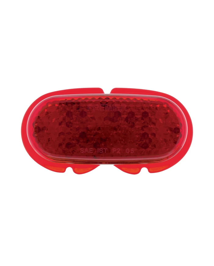 1942-48 FORD PASSENGER CAR LED TAIL LIGHT LENS, RED LENS WITH RED LED