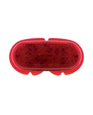 1942-48 FORD PASSENGER CAR LED TAIL LIGHT LENS, RED LENS WITH RED LED