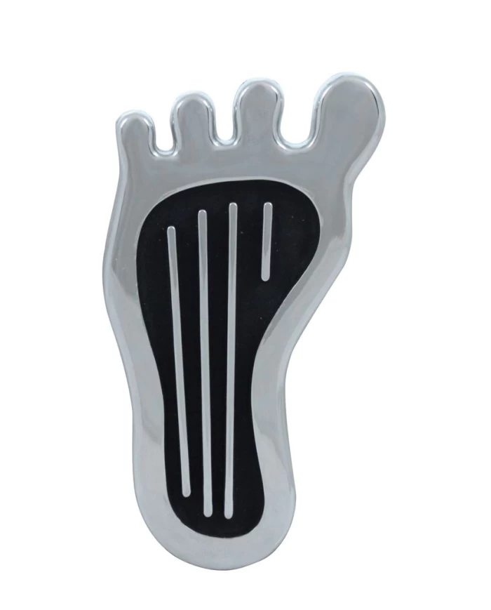 CHROME BAREFOOT DIMMER SWITCH COVER