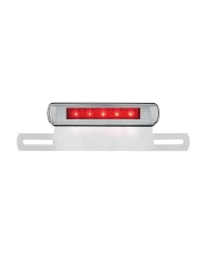 (CARD) CHROME LICENSE PLATE BRACKET WITH LED 3RD BRAKE LIGHT AND LICENSE PLATE LIGHT