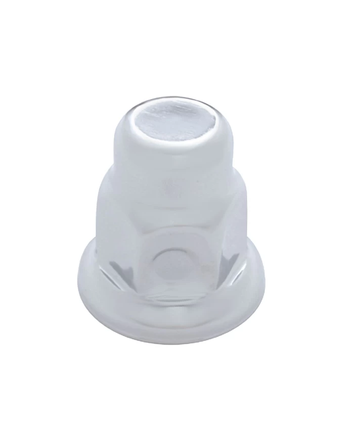(BULK) CHROME ECONOMY 33mm x 2" TALL NUT COVER W/ FLANGE (BULK) CHROME ECONOMY 33mm x 2" TALL NUT COVER W/ FLANGE