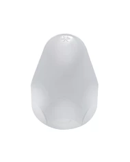 (20/PACK) CHROME PLASTIC 1 1/2" x 2 3/4" SLOTTED BULLET PUSH-ON NUT COVER (20/PACK) CHROME PLASTIC 1 1/2" x 2 3/4" SLOTTED BULLET PUSH-ON NUT COVER