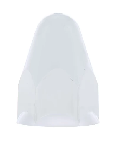 (BULK) CHROME PLASTIC 1 1/2" x 2 3/4" SLOTTED BULLET PUSH-ON NUT COVER