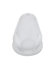 (20/PACK) CHROME PLASTIC 1 1/2" x 2 3/4" SLOTTED BULLET PUSH-ON NUT COVER W/ FLANGE (20/PACK) CHROME PLASTIC 1 1/2" x 2 3/4" SLOTTED BULLET PUSH-ON NUT COVER W/ FLANGE