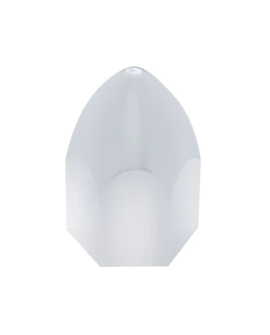 (20/PACK) CHROME PLASTIC 1 1/2" x 2 3/4" BULLET PUSH-ON NUT COVER