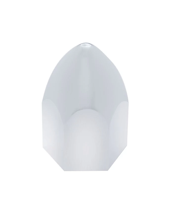 (20/PACK) CHROME PLASTIC 1 1/2" x 2 3/4" BULLET PUSH-ON NUT COVER (20/PACK) CHROME PLASTIC 1 1/2" x 2 3/4" BULLET PUSH-ON NUT COVER