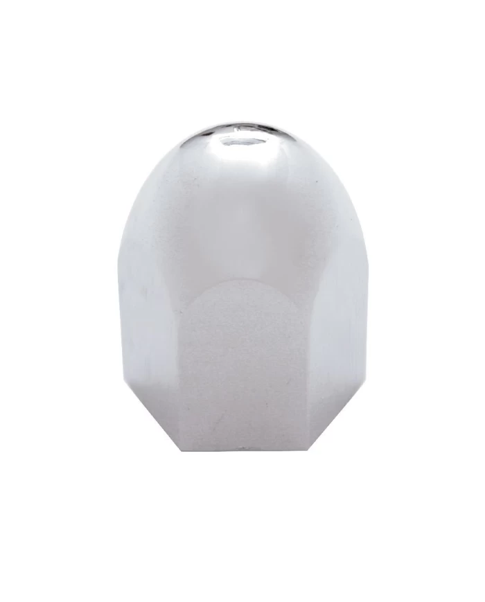 (20/PACK) CHROME PLASTIC 1 1/2" x 2 1/4" STANDARD PUSH-ON BULLET NUT COVER (20/PACK) CHROME PLASTIC 1 1/2" x 2 1/4" STANDARD PUSH-ON BULLET NUT COVER