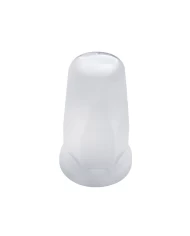 (20/PACK) CHROME PLASTIC 33mm x 3 1/4" EXTRA TALL PUSH-ON NUT COVER W/ FLANGE (20/PACK) CHROME PLASTIC 33mm x 3 1/4" EXTRA TALL PUSH-ON NUT COVER W/ FLANGE