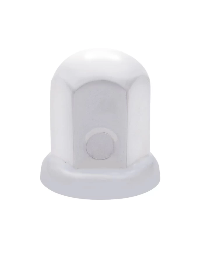 (20/TRAY) STAINLESS STEEL 33mm x 2 1/8" STANDARD NUT COVER W/ FLANGE