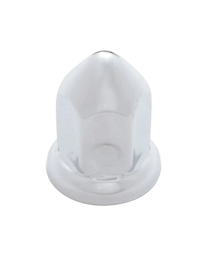 (BULK) STAINLESS STEEL 33mm x 2 3/8" POINTED NUT COVER W/ FLANGE