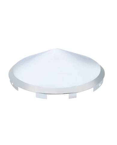 (BULK) CHROME UNIVERSAL POINTED FRONT HUB CAP - 7/16" LIP (BULK) CHROME UNIVERSAL POINTED FRONT HUB CAP - 7/16" LIP