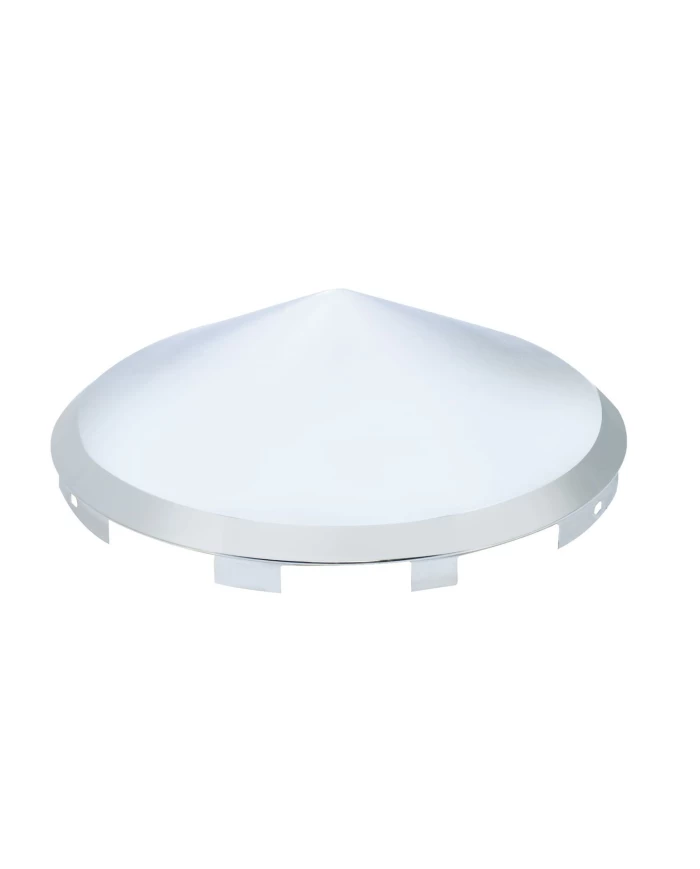 (BULK) CHROME UNIVERSAL POINTED FRONT HUB CAP - 7/16" LIP (BULK) CHROME UNIVERSAL POINTED FRONT HUB CAP - 7/16" LIP