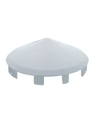 (BULK) CHROME UNIVERSAL POINTED FRONT HUB CAP - 1" LIP (BULK) CHROME UNIVERSAL POINTED FRONT HUB CAP - 1" LIP