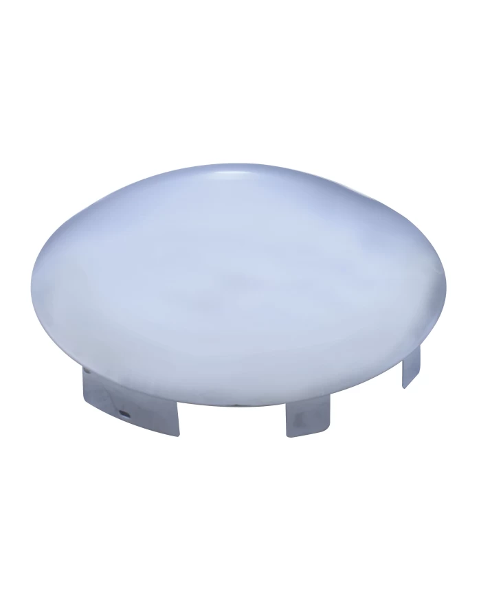 CHROME UNIVERSAL DOME FRONT HUB CAP - 1" LIP (FOR ALUMINUM WHEELS)