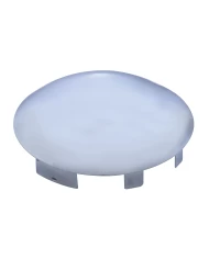 CHROME UNIVERSAL DOME FRONT HUB CAP - 1" LIP (FOR ALUMINUM WHEELS)