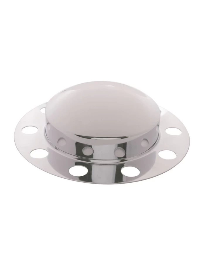 (BULK) CHROME FRONT 2PC. AXLE COVER - UNI-MOUNT (BULK) CHROME FRONT 2PC. AXLE COVER - UNI-MOUNT