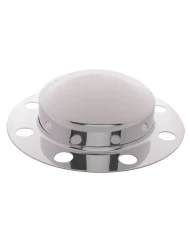 (BULK) CHROME FRONT 2PC. AXLE COVER - 8 HOLES UNI-MOUNT (BULK) CHROME FRONT 2PC. AXLE COVER - 8 HOLES UNI-MOUNT