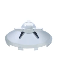 (BULK) CHROME UNIVERSAL FRONT HUB CAP WITH 3 BAR STRAIGHT STYLE SPINNER - 7/16" LIP (BULK) CHROME UNIVERSAL FRONT HUB CAP WITH 3 BAR STRAIGHT STYLE SPINNER - 7/16" LIP