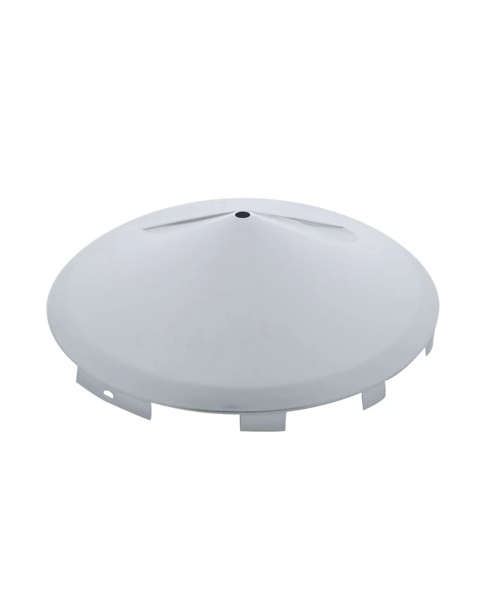 (BULK) CHROME UNIVERSAL FRONT HUB CAP WITH SPINNER HOLE - 7/16" LIP