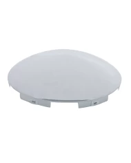 (BULK) CHROME 6 EVEN NOTCH FRONT HUB CAP - DOME STYLE (BULK) CHROME 6 EVEN NOTCH FRONT HUB CAP - DOME STYLE