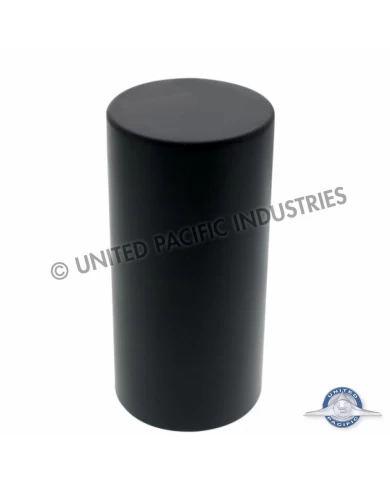 (BULK) BLACK 33 MM X 4 1/4" DOME NUT COVER - THREAD-ON