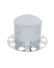 (BULK) CHROME REAR 2PC. AXLE COVER - STEEL RING (BULK) CHROME REAR 2PC. AXLE COVER - STEEL RING