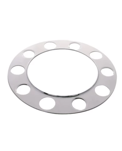 (BULK) CHROME 10 HOLES BEAUTY RING - ALUMINUM (BULK) CHROME 10 HOLES BEAUTY RING - ALUMINUM
