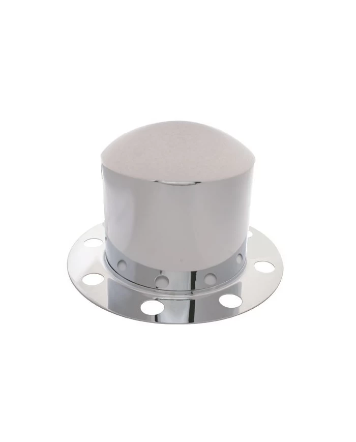(BULK) CHROME REAR 2PC. AXLE COVER - 8 HOLES UNI-MOUNT RING (BULK) CHROME REAR 2PC. AXLE COVER - 8 HOLES UNI-MOUNT RING