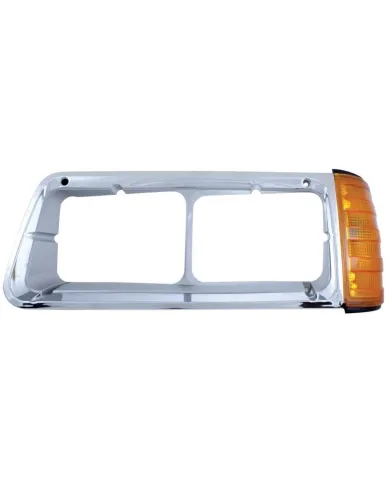 UP32542-Headlight Bezel With Turn Signal For 1989-2009 Freightliner FLD - Driver