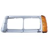 UP32542-Headlight Bezel With Turn Signal For 1989-2009 Freightliner FLD - Driver