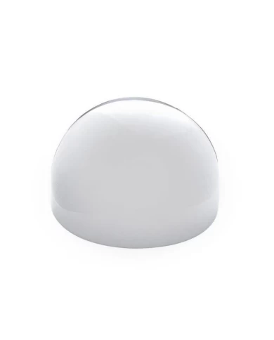 (BULK) CHROME 8 1/2" FULL MOON REAR HUB CAP (BULK) CHROME 8 1/2" FULL MOON REAR HUB CAP