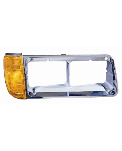 UP32545-Headlight Bezel With Turn Signal For 1989-2009 Freightliner FLD - Passenger