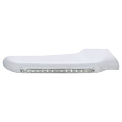 UP32563-14 Amber LED Front Fender Cover For Peterbilt 388 (2008-2015) & 389 (2008-2023)-Clear Lens - Passenger