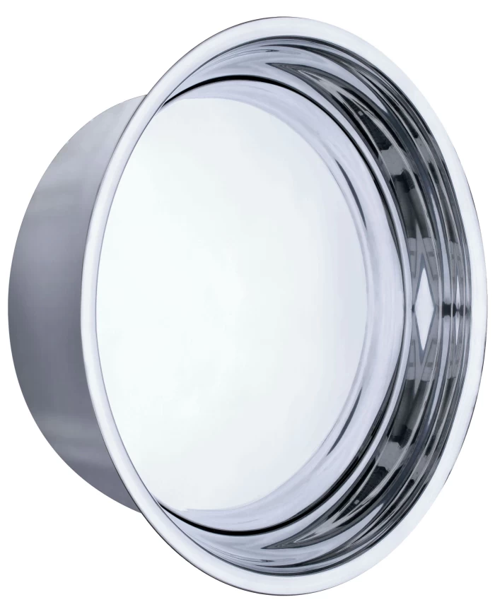 (BOX) CHROME PLASTIC "MOON" REAR AXLE COVER W/ REMOVABL HUB CAP - TEN 33MM THREAD-ON NUT COVER (BOX) CHROME PLASTIC "MOON" REAR AXLE COVER W/ REMOVABL HUB CAP - TEN 33MM THREAD-ON NUT COVER