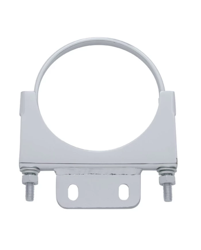 (BULK) CHROME PETERBILT 5" CAB EXHAUST BRACKET (BULK) CHROME PETERBILT 5" CAB EXHAUST BRACKET