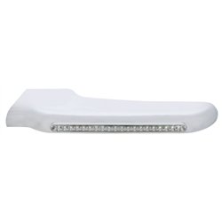 UP32568-19 Amber LED Front Fender Cover For Peterbilt 388 (2008-2015) & 389 (2008-2023)-Clear Lens - Driver