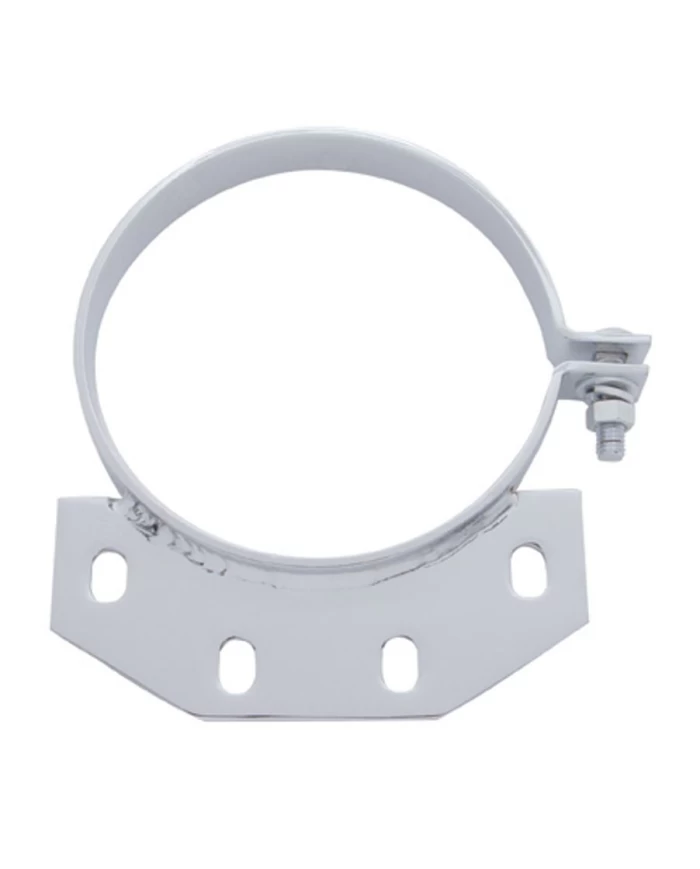 (BULK) CHROME 6" PETERBILT ULTRA-CAB EXHAUST CLAMP (BULK) CHROME 6" PETERBILT ULTRA-CAB EXHAUST CLAMP