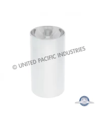 (BULK) CHROME 33mm X 3 7/8" CONCAVE TOP NUT COVER - THREAD-ON