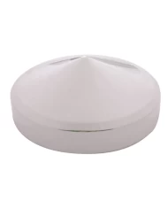 (BULK) CHROME POINTED HORN COVER - 5 1/2" TO 6"