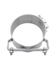 (BULK) DELUXE STAINLESS STEEL WIDE BAND 6" EXHAUST CLAMP (BULK) DELUXE STAINLESS STEEL WIDE BAND 6" EXHAUST CLAMP