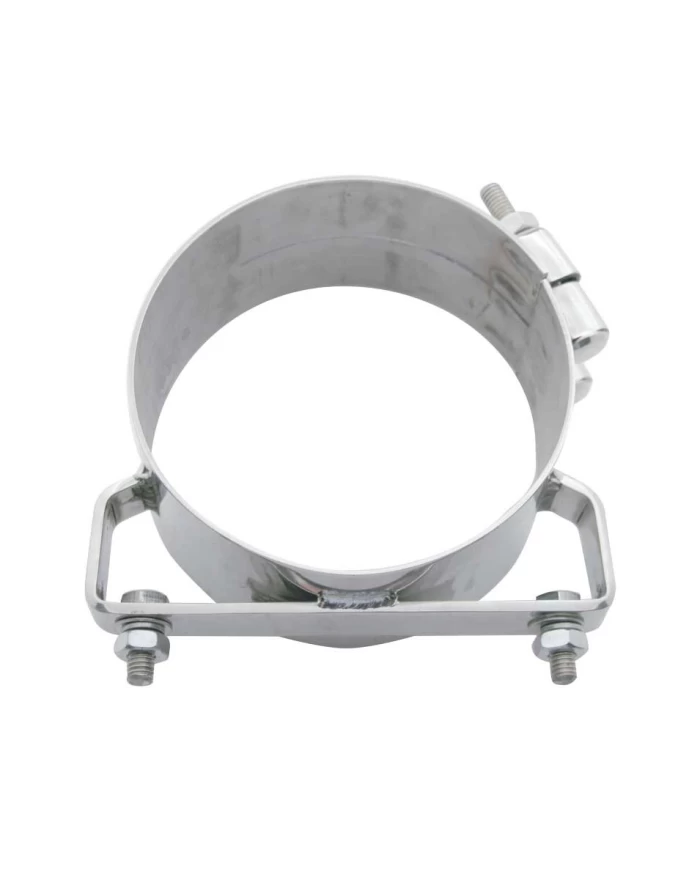 (BULK) DELUXE STAINLESS STEEL WIDE BAND 7" EXHAUST CLAMP - 304SS (BULK) DELUXE STAINLESS STEEL WIDE BAND 7" EXHAUST CLAMP - 304SS