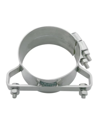 (BULK) DELUXE STAINLESS STEEL WIDE BAND 5" EXHAUST CLAMP (BULK) DELUXE STAINLESS STEEL WIDE BAND 5" EXHAUST CLAMP
