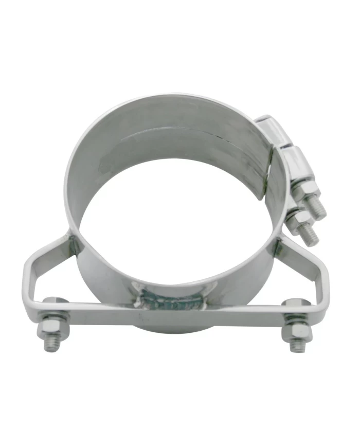 (BULK) DELUXE STAINLESS STEEL WIDE BAND 5" EXHAUST CLAMP (BULK) DELUXE STAINLESS STEEL WIDE BAND 5" EXHAUST CLAMP