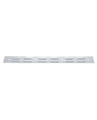 (BULK) CHROME 2"L x 24"W LOUVERED TOP MUD FLAP PLATE - BOLT THRU (BULK) CHROME 2"L x 24"W LOUVERED TOP MUD FLAP PLATE - BOLT THRU