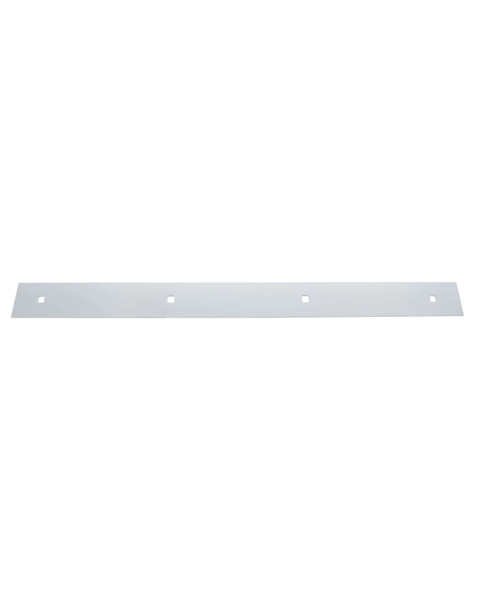 (BULK) CHROME 2"L x 24"W TOP MUD FLAP PLATE - BOLT THRU (BULK) CHROME 2"L x 24"W TOP MUD FLAP PLATE - BOLT THRU