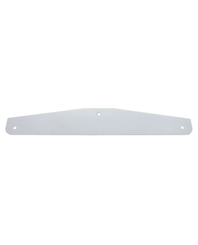 (BULK) CHROME 4"L x 24"W STANDAED BOTTOM MUD FLAP PLATE - BOLT THRU (BULK) CHROME 4"L x 24"W STANDAED BOTTOM MUD FLAP PLATE - BOLT THRU