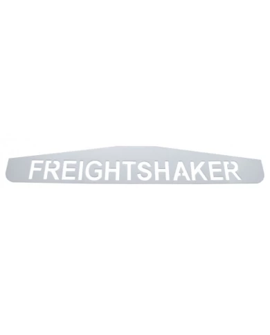 (2/CARD) CHROME 4" x 24" SCRIPTED BOTTOM PLATE W/ STUDS - FREIGHTSHAKER (2/CARD) CHROME 4" x 24" SCRIPTED BOTTOM PLATE W/ STUDS - FREIGHTSHAKER